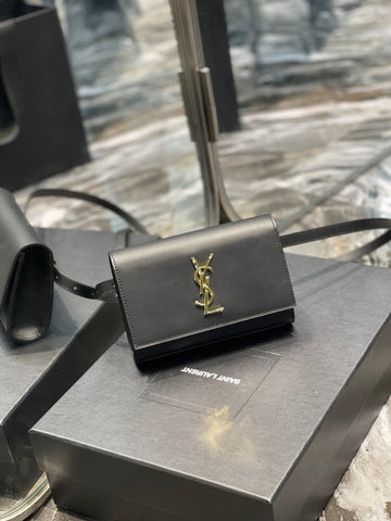 Top Quality Kate Belt Bag Black For Women, Women’s Bags 7in/18cm YSL