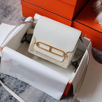 Top Quality Evercolor Sac Roulis 23 White For Women, Handbags, Shoulder Bags 9in/23cm