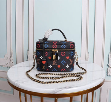 Top Quality Vanity PM Bag Game On Monogram Canvas Black By Nicolas Ghesquiere For Women, WomenÂs Handbags, Shoulder And Crossbody 7.5in/19cm Top Quality M57482