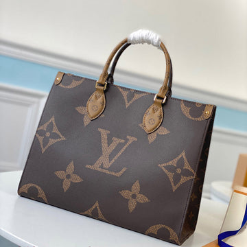 Top Quality OnTheGo MM Monogram And Monogram Reverse Canvas For Women,  Shoulder Bags 13.8in/35cm Top Quality M45321
