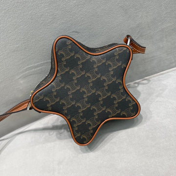 Top Quality Small Etoile In Triomphe Canvas Brown For Women 7in/18cm 198762BZJ.04LI