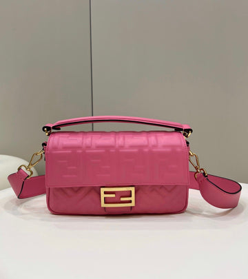 Top QualityTop Quality Baguette Pink For Women, Womenâs Handbags, Shoulder And Crossbody Bags 10in/27cm FF 8BR600