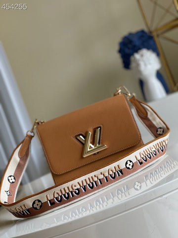 Top Quality Twist MM Monogram Blossoms Honey Gold For Women, WoHandbag, Shoulder And Crossbody Bags 9.1in/23cm Top Quality M57506