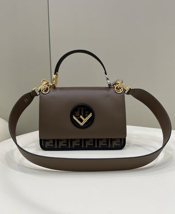 FI Kan I F MeTop Qualityum Brown Bag For Woman 18cm/7in 8BT284A651F13VK
