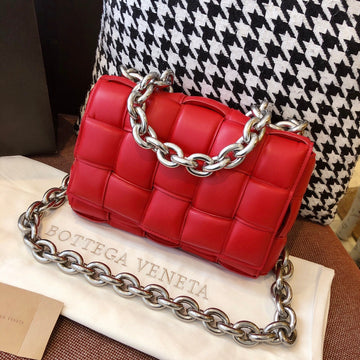 Top Quality Chain Cassette Red, For Women, Womenâs Bags 10.2in/26cm