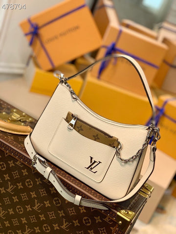 Top Quality Marelle Epi White For Women, WomenÂs Handbags, Shoulder And Crossbody Bags 9.8in/25cm Top Quality M80688
