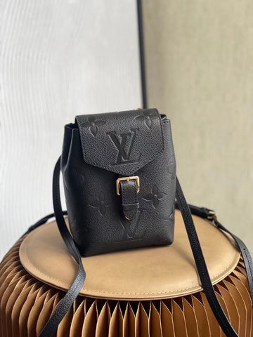 Top Quality Tiny Backpack Monogram Empreinte Black For Women, WoBags 19cm Top Quality M80596