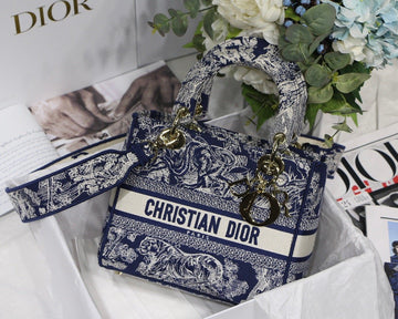 Top Quality MeTop Qualityum Lady D-Lite Bag Blue, For Women, WomenÂs Handbags 24cm/9.5in CD M0565ORGO_M928
