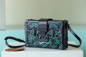Top Quality Petite Malle Monogram Pattern Black For Women,  Shoulder And Crossbody Bags 7.9in/20cm Top QualityÂ 