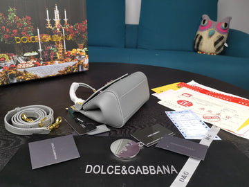 Top Quality Small Sicily Bag In Dauphine Gray For Women 7.5in/19cm Top Quality