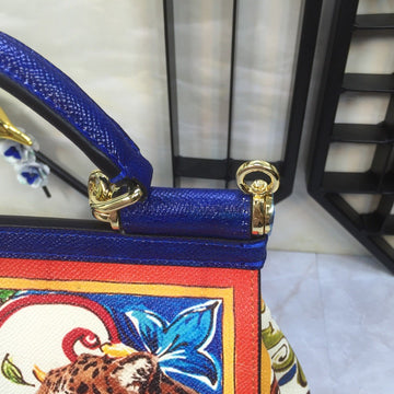 Top Quality 90s Sicily Bag With Logo Print Multicolor For Women 10.2in/26cm Top Quality
