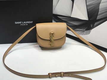 YSSL Kaia Small Satchel Brown For Women 7in/18.5cm YSL 619740BWR6W2725