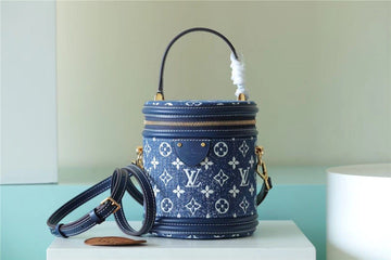 Top Quality Cannes Monogram Denim By Nicolas Ghesquiere For Women, WomenÂs Bags, Shoulder And Crossbody Bags 6.7in/17cm Top Quality