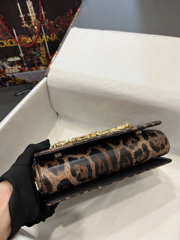 Top Quality Nappa Top Quality Girls Shoulder Bag Leo Print For Women 8.3in/21cm Top Quality