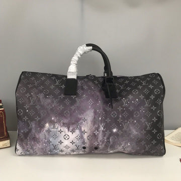 Top Quality Keepall Bandouliere 50 Monogram Galaxy Canvas For Women, Travel Bags 19.7in/50cm Top Quality