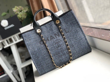CHL Deauville Tote 38cm Blue/Black For Women A66941