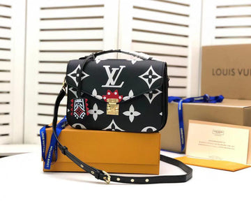 Top Quality Top Quality Crafty Pochette Metis Monogram Empreinte Black For Women, WomenÂs Handbags, Shoulder And Crossbody Bags 9.8in/25cm Top Quality M45385