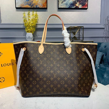 Top Quality Neverfull GM Tote Bag Monogram Canvas Yellow For Women, WomenÂs Handbags, Shoulder Bags 15.7in/39cm Top Quality M40992