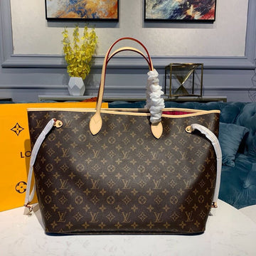Top Quality Neverfull GM Tote Bag Monogram Canvas Pivoine Pink For Women, WoHandbag, Shoulder Bags 15.7in/39cm Top Quality M41180