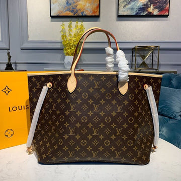Top Quality Neverfull GM Tote Bag Monogram Canvas Beige For Women, WoHandbag, Shoulder Bags 15.7in/39cm Top Quality M40990