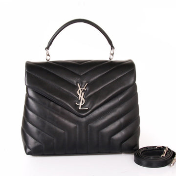 YSSL Loulou Small Chain Bag In MatelassÃ© "Y" Black For Women 9.8in/23cm YSL 494699DV7261000