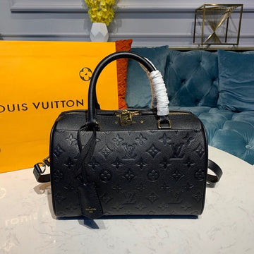 Top Quality Speedy Bandouliere 25 Monogram Empreinte Black For Women,  Shoulder And Crossbody Bags 9.8in/25cm Top Quality M42401