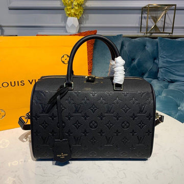 Top Quality Speedy Bandouliere 30 Monogram Empreinte Black For Women,  Shoulder And Crossbody Bags 11.8in/30cm Top Quality M42406
