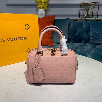 Top Quality Speedy Bandouliere 20 Monogram Empreinte Light Pink For Women,  Shoulder And Crossbody Bags 7.8in/20cm Top Quality