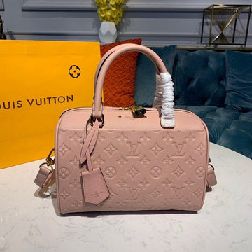 Top Quality Speedy Bandouliere 25 Monogram Empreinte Light Pink For Women,  Shoulder And Crossbody Bags 9.8in/25cm Top Quality