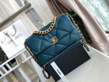 CHL 19 Large Handbag Teal For Women Bags, Shoulder And Crossbody Bags 11.8in/30cm AS1161