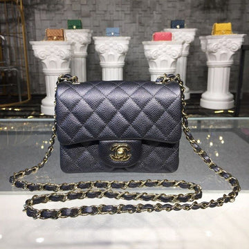 CHLMini Top Qualityap Bag Caviar Black For Women Bags, Shoulder And Crossbody Bags 6.7in/17cm A35200