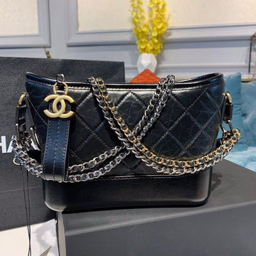 CHLGabrielle Hobo Handbag Black For Women Bags, Shoulder And Crossbody Bags 7.8in/20cm AS1582 B03936 94305