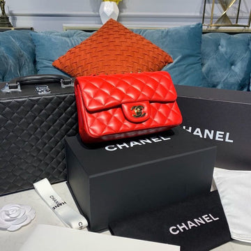 CHLMini Top Qualityap Bag Red For Women Bags Bag, Shoulder And Crossbody 7.8in/20cm A69900