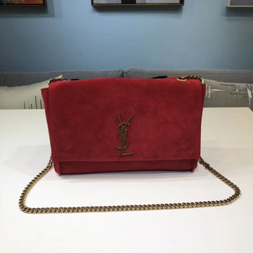Top Quality Kate MeTop Qualityum Reversible Chain Bag Red For Women 28.5in/11.2cm YSLÂ 