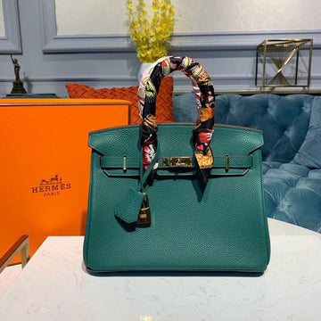 Top Quality Birkin Green Semi Handstitched With Gold Toned Hardware For Women 30cm/11.8in