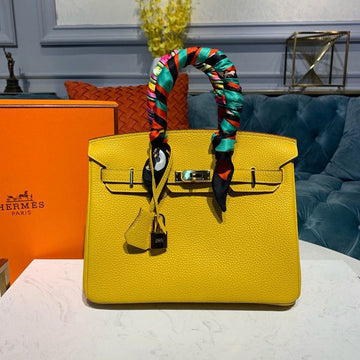 Top Quality Birkin Yellow Semi Handstitched With Gold Toned Hardware For Women 30cm/11.8in