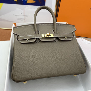 Top Quality Birkin Nata Swift Brown For Women Gold Toned Hardware 10in/25cm