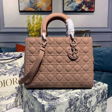 Top Quality Large Lady Bag Pink For Women 12.5in/32cm CD M0566SLOI