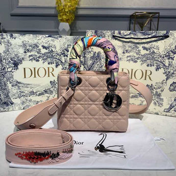 Top Quality Small Lady My ABCBag Pink For Women, Women’s Handbags 8in/20cm CD M0538OCAL