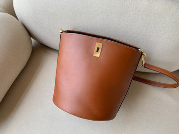 Top Quality Bucket 16 Bag Brown For Women 10in/25cm  195573CR4.04LU