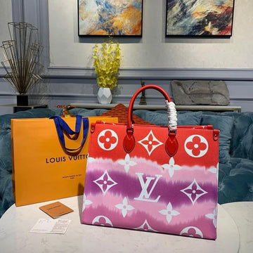 Top Quality Escale Onthego GM Tote Bag Red For Women,  Shoulder Bags 16.1in/41cm Top Quality M45121
