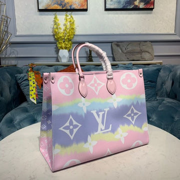 Top Quality Escale OnTheGo GM Tote Bag Monogram Canvas Pastel Pink For Women,  Shoulder Bags 16.1in/41cm Top Quality M45119