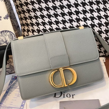 Top Quality MeTop Qualityum 30 Montaigne Bag Blue-Gray Box For Women 24cm/9in CD