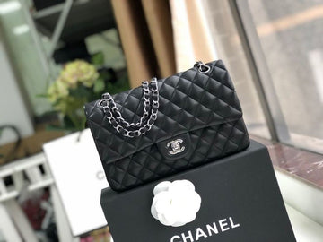 CHL Classic HandBag Black For Women 9.9in/25.5cm A01112