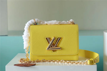 Top Quality Twist PM Epi Yellow For Women,  Shoulder And Crossbody Bags 7.5in/19cm Top Quality