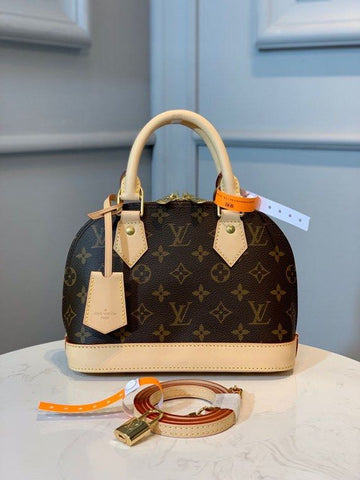 Top Quality Alma BB Monogram Canvas Beige For Women,  Shoulder And Crossbody Bags 9.2in/23.5cm Top Quality M53152
