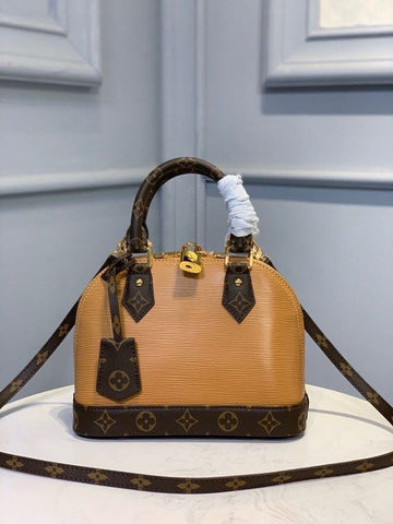 Top Quality Alma BB Epi/Monogram Canvas Caramel For Women, WomenÂs Handbags, Shoulder And Crossbody Bags 9.8in/25cm Top Quality