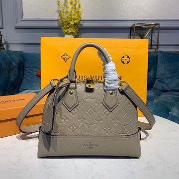 Top Quality Neo Alma BB Monogram Empreinte Galet Grey For Women,  Shoulder And Crossbody Bags 9.8in/25cm Top Quality