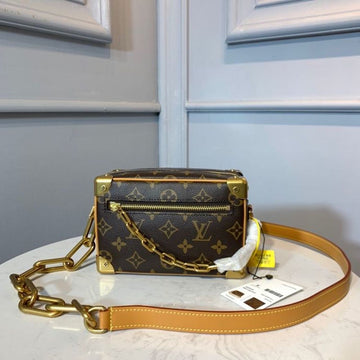 Top Quality Mini Soft Trunk Monogram Canvas For Women, WoBags, Shoulder And Crossbody Bags 7.2in/18.5cm Top Quality M68906