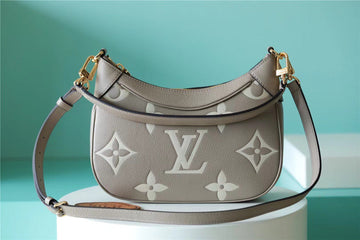 Top Quality Bagatelle Monogram Empreinte Tourterelle Gray / Creme Beige For Women,  Shoulder And Crossbody Bags 22cm/8.7in Top Quality M46112